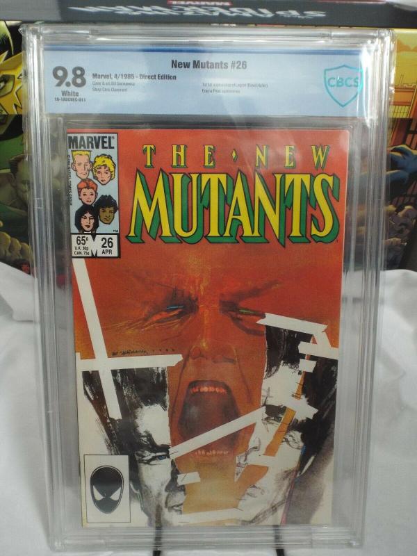 New Mutants #26 (1985) CBCS 9.8 - 1st Full App. of Legion SIENKIEWICZ Cover/Art