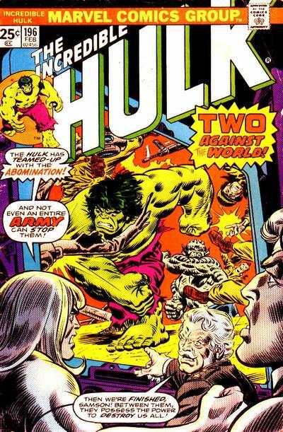 Incredible Hulk (1968 series) #196, VF- (Stock photo)