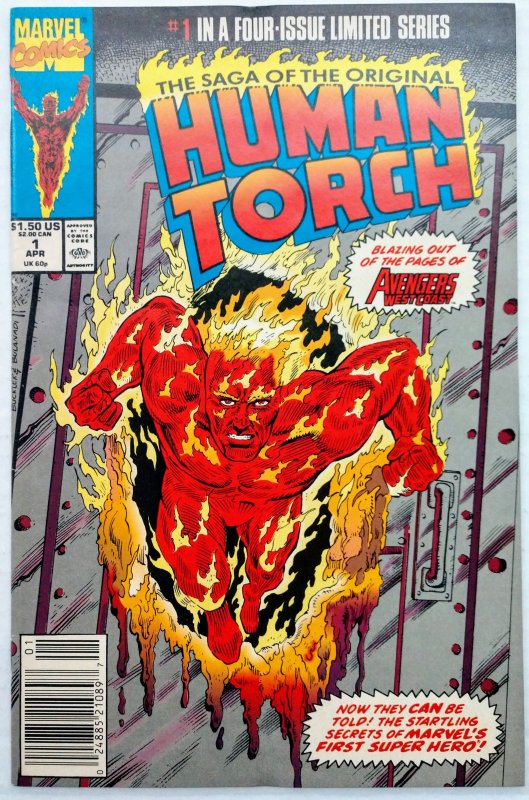 Saga of the Original Human Torch #1-4 (1990)