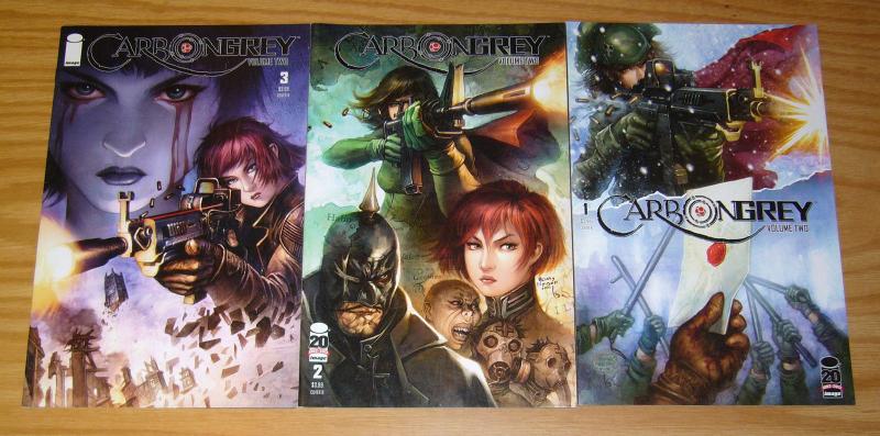 Carbon Grey vol. 2 #1-3 VF/NM complete series - image comics - all B variants