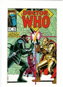 Doctor Who #14 VF+ 8.5 Marvel Comics 1985 Dave Gibbons