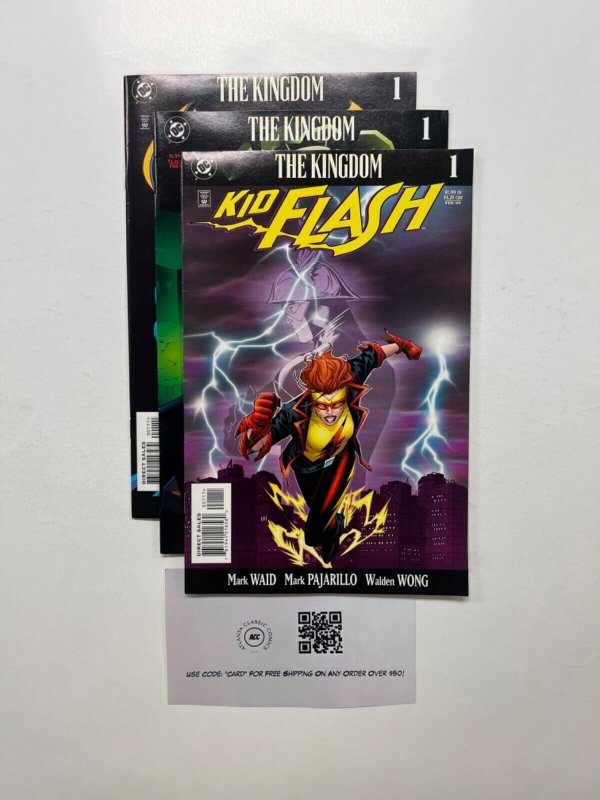 3 The Kingdom DC Comic Books # 1 1 1 Nightstar Kid Flash Superman Flash 37 JS42