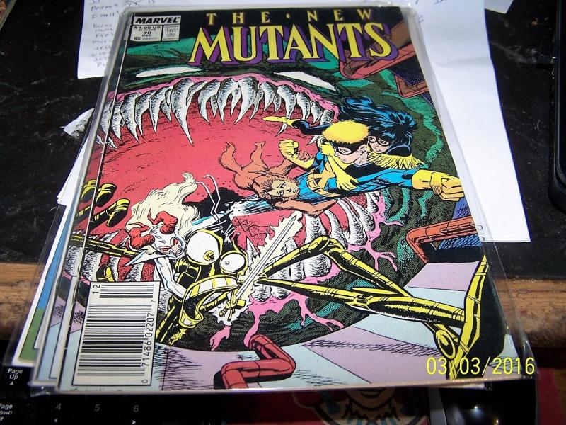 NEW MUTANTS  # 70 1988  marvel   xmen  sym limbo magik 