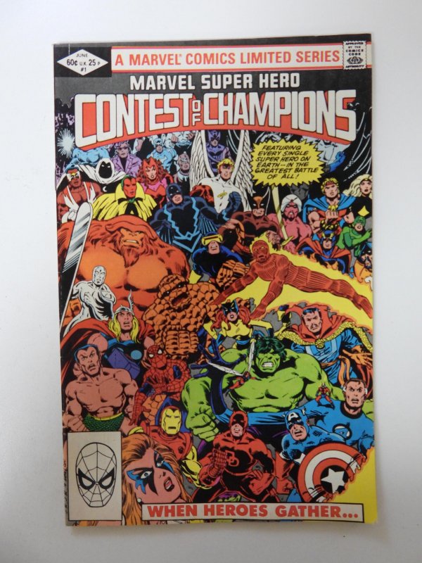 Marvel Super Hero Contest of Champions #1 Direct Edition (1982) FN+ condition