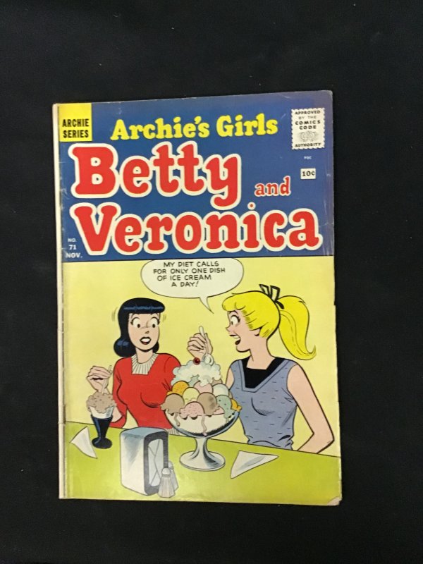 Archie's Girls Betty and Veronica #71 (1961)