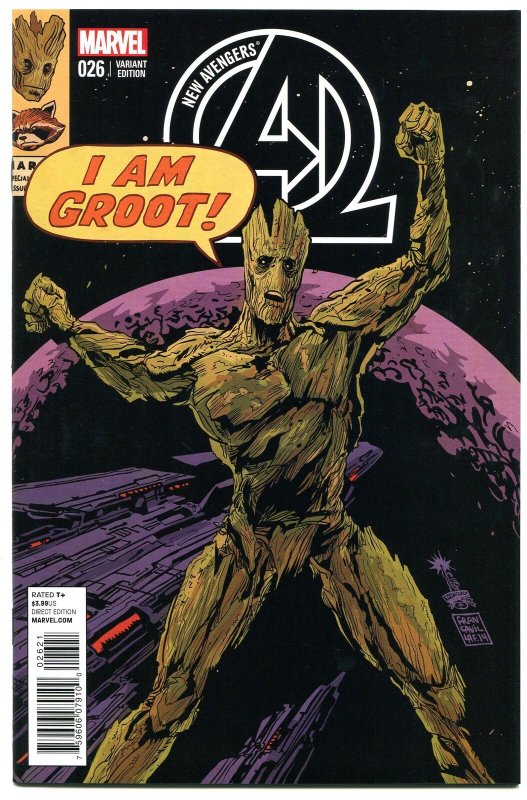 New Avengers #26 Rocket & Groot Varint Cover Marvel Comics