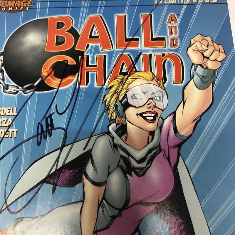 Ball And Chain (2000) # 3 (VF+) Signed Scott Lobdell • Homage Comics • Garza