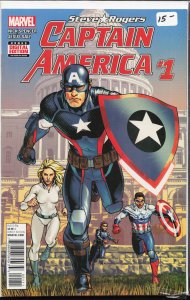 Captain America: Steve Rogers #1 (2016) Captain America [Key Issue]