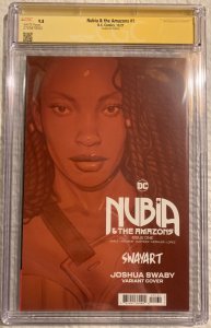 1ST 5 NEW AMAZONS (inc. Bia!) Nubia & The Amazons SIGNED CGC 9.8 NM+/M 1:25 Foil