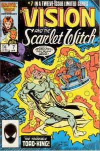 Vision and the Scarlet Witch (1985 series) #7, NM- (Stock photo)