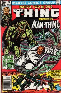 Marvel Two-in-One #77 (1981) The Thing