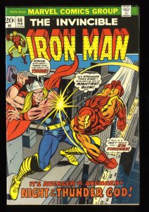 Iron Man #66 FN 6.0 Vs Thor!