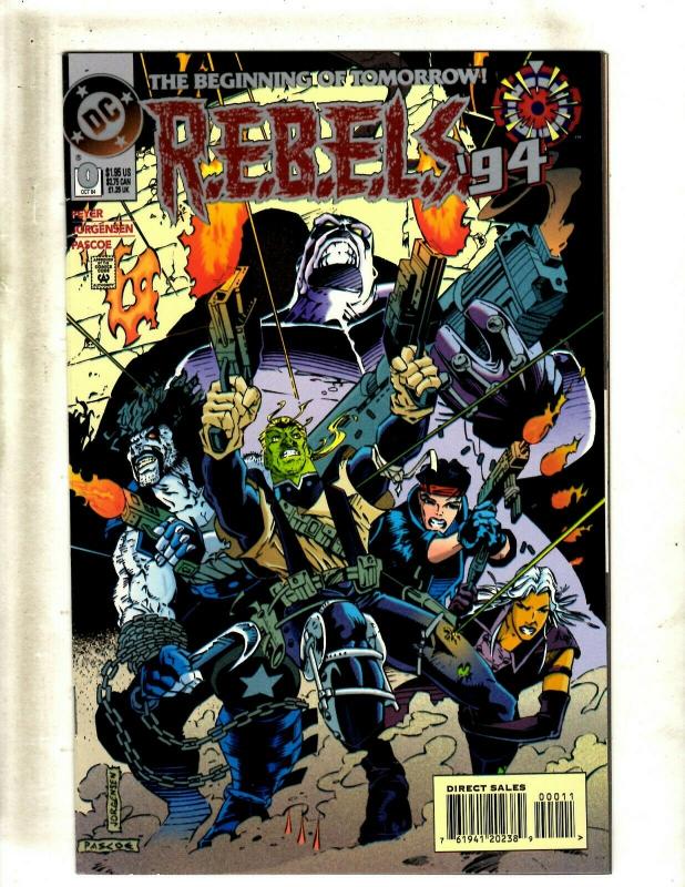 14 Rebels Dc Comic Books 0 1 2 3 4 5 6 7 8 9 10 12 131 14 J397 Comic Books Modern Age Dc Comics Superhero Hipcomic