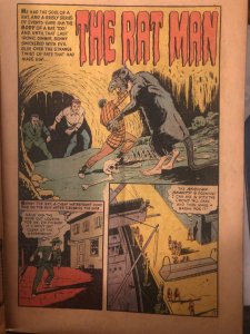 Tomb of Terror #5 (1952)mummy story, hangings,flat spine