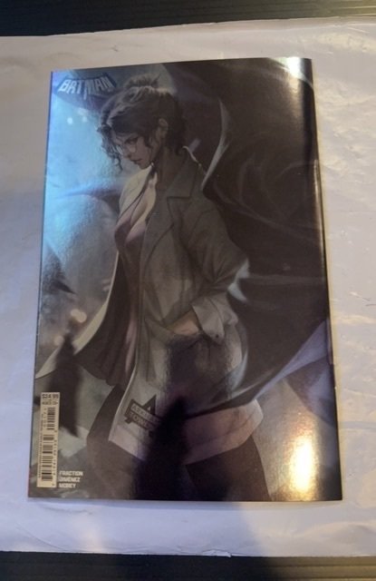 Batman #1 Stanley Artgerm Lau Blind Bag Foil Variant Cover DC 2025.