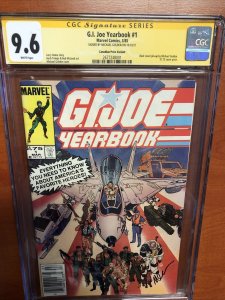 G.I. Joe Yearbook  (1985) # 1 (CGC 9.6 WP SS) Signed By Michael Golden CPV