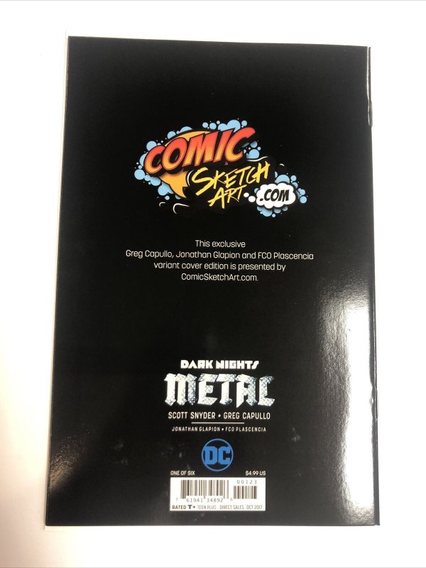 Dark Knights Metal (2017) # 1 (NM) Signed By Snyder & Capullo Comicsketchart.com