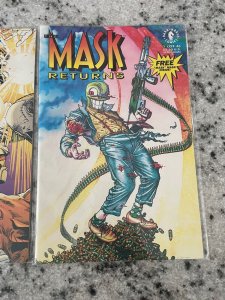 2 Dark Horse Comic Books Mask Returns 1 + Robocop Vs. Terminator # 3 NM 77 LD1