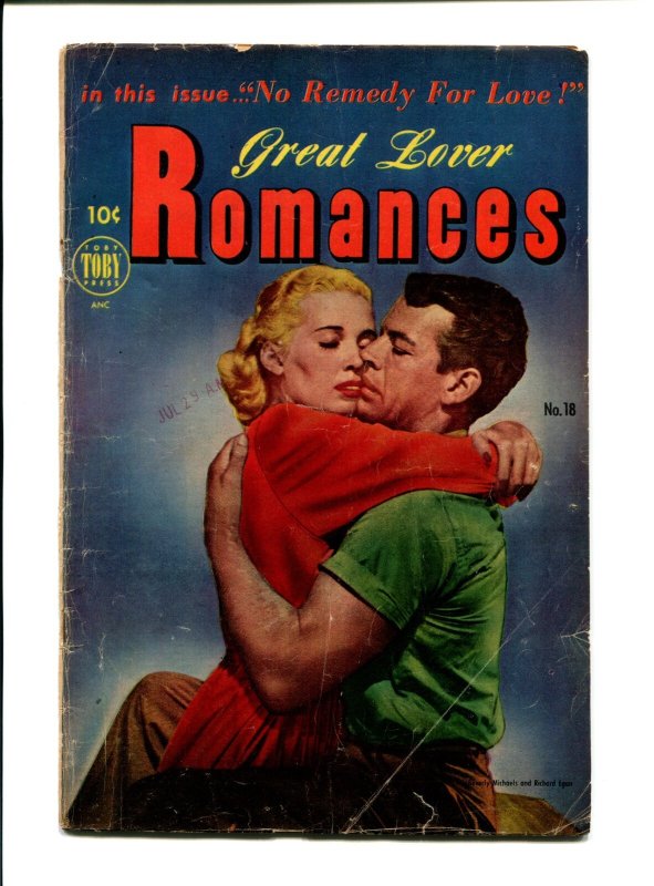 Great Lover Romances #18 - Mel Keefer / Golden Age (4.0) 1954