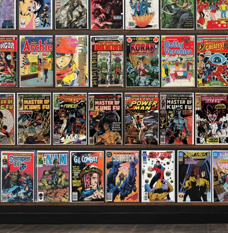 Huge Lot 140+ Comics with Sgt. Rock, Wolverine, Detective Comics & More!