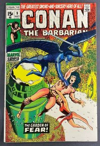 Conan the Barbarian (1970) #9 VF- (7.5) Barry Windsor-Smith Cover and Art