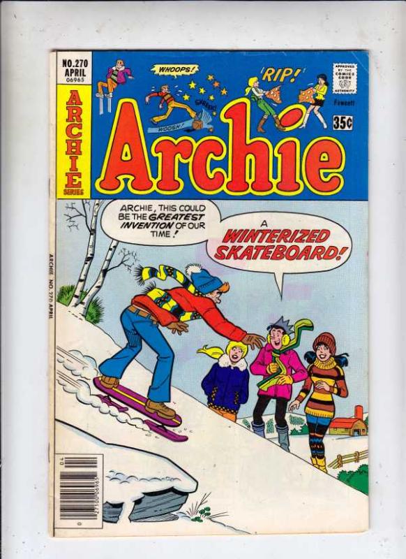 Archie #270 (Apr-78) FN Mid-Grade Archie