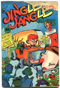 JINGLE JANGLE COMIC #15 1945-GAS STATION-GEORGE CARLSON G