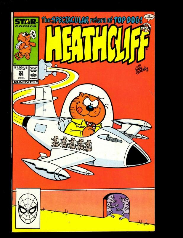 Lot of 11 Heathcliff! Marvel Comic Books #18 19 22 25 26 28 33 34 36 37 41 J344