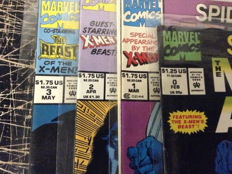 Spider-Man The Mutant Agenda Marvel Comics Limited Series # 0 1 2 3 Beast U4