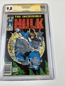 Incredible Hulk (1988) # 344 (CGC 9.8 SS WP) Signed Peter David | Newsstand