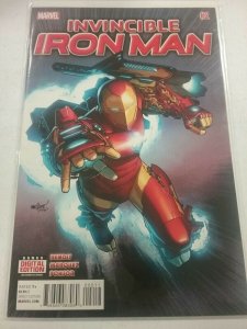 Invincible Iron Man #2A Marquez Variant NM 2015 NW46x1