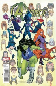 A-Force (2nd Series) #1D VF/NM ; Marvel | 1:25 variant