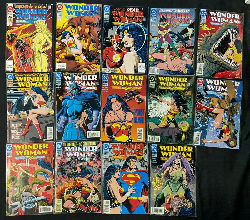 WONDER WOMAN GEORGE PEREZ COMICS #1-89 MOST FN-VF OR BETTER 