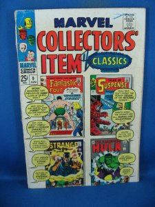 MARVEL COLLECTORS ITEM CLASSICS 9 FA G 1967 FANTASTIC FOUR 14 HULK 3 