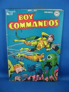 BOY COMMANDOS 17 F- KIRBY SCIENCE FICTION 1946