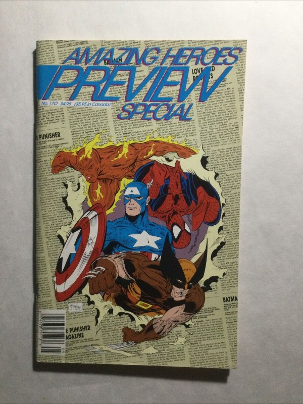 Amazing Heroes Preview Special 170 Near Mint Nm Marvel