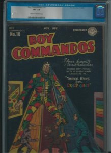 Boy Commandos #18 (1946) CGC 7.5 VF-