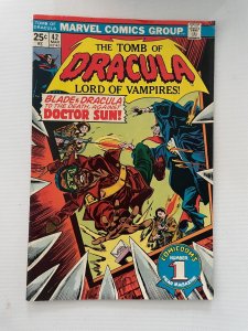 Tomb Of Dracula # 42 VF- Marvel Comic Book Vampire Horror Monster Blade 10 J254
