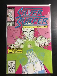 Silver Surfer #21 Direct Marvel Comics 1989 Galactus Firelord Nova Starfox