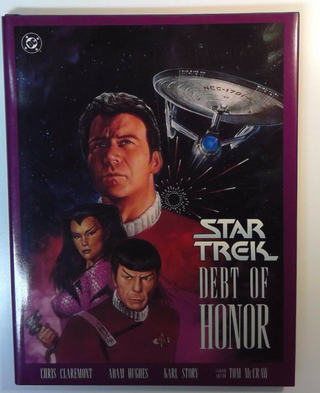 DC STAR TREK TOS DEBT OF HONOR HC W/DJ 1ST PRINT 1992 CLAREMONT Hard to Find