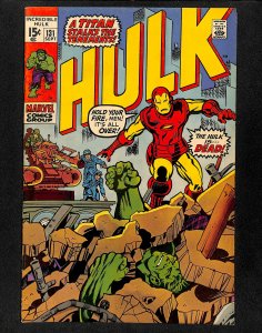 Incredible Hulk (1962) #131 Iron Man 1st Jim Wilson!