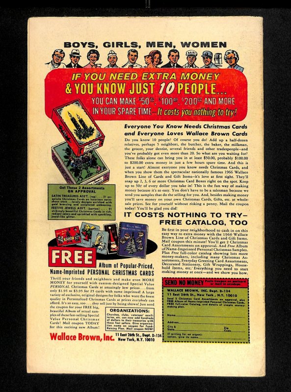 Avengers #32 FN- 5.5 1st Bill Foster becomes Black Goliath!