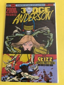 2000 AD PRESENTS: JUDGE ANDERSON  # 5 1984  EAGLE COMICS  /  UNREAD  /  NM