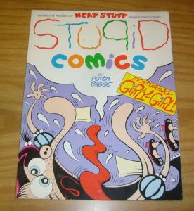 Stupid Comics TPB VF peter bagge - neat stuff - fantagraphics - girly-girl