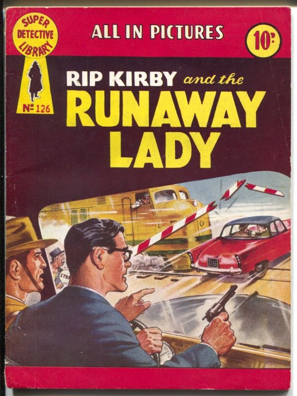 Super Detective Library #126 1958-Rip Kirby & The Runaway Lady-VF