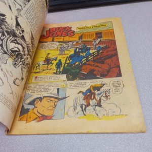 BUCK JONES #733 1956 DELL -WESTERN HERO 'COMANCHE-S'  FOUR-COLOR Painted Cover