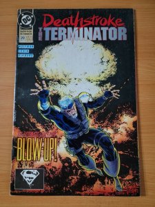 Deathstroke Terminator #20 ~ el dólar bin ~ 1993 Dc Comics 