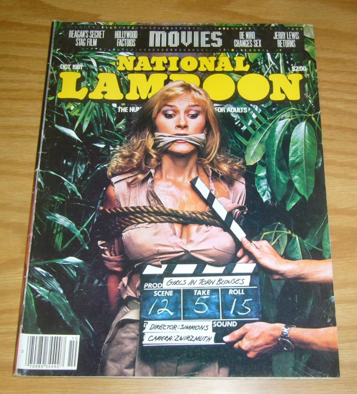 National Lampoon vol. 2 #39 FN october 1981 ronald reagan secret stag film