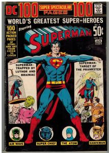 SUPERMAN 245 VG+  100 PAGE GIANT Jan. 1972
