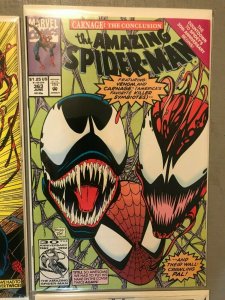 Venom Carnage First Appearance Lot Amazing Spider-Man 361 Newsstand Lethal